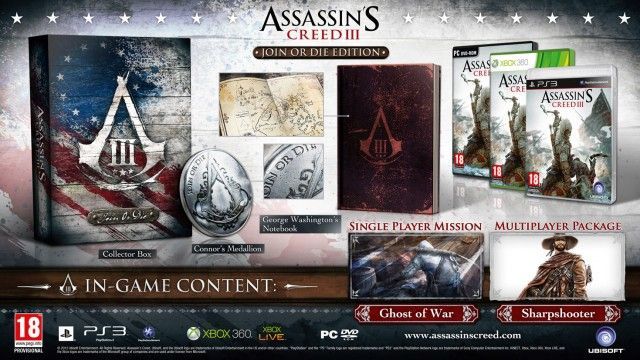 Assassin's Creed III: American Revolution setting confirmed [Game  Informer/Box Art]