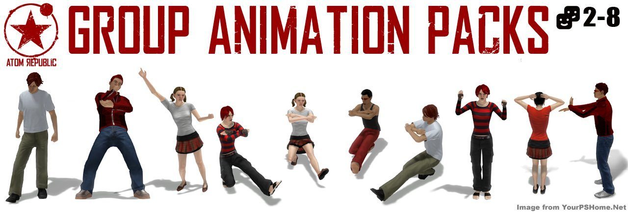 New in NA this week - Group Animation Packs from Atom Republic - July 9th, 2014, kwoman32, Jul 8, 2014, 12:53 AM, YourPSHome.net, jpg, GroupDances_bg_1280x440.jpg