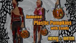 Heavy Water Does Halloween Right, kwoman32, Oct 8, 2012, 10:19 PM, YourPSHome.net, jpg, HeavyWater_AnimatedPlasticPumpkins_684x384_20121010.jpg