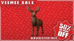 New this week from Veemee - April 16th, 2014, kwoman32, Apr 15, 2014, 4:19 PM, YourPSHome.net, jpg, VEEMEEHalfPriceHotDeals_AnimalAvatars_Stag_2014-04-16_684x384.jpg