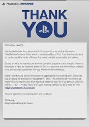 Playstation Rewards NOT launching in April, Possible Delay?, ZombieLover23, Mar 29, 2011, 7:57 AM, YourPSHome.net, jpg, Thank You.jpg