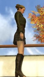 The Ladies Fashion Runway, Boomer_3_14_15_9, Apr 17, 2011, 4:04 AM, YourPSHome.net, jpg, PlayStation®Home Picture 4-5-2011 Plaid Skirt Brown Sweater.jpg