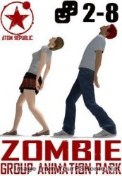 New in NA this week - Group Animation Packs from Atom Republic - July 9th, 2014, kwoman32, Jul 8, 2014, 12:53 AM, YourPSHome.net, jpg, ZombieGroupAnimationPack_256x368.jpg