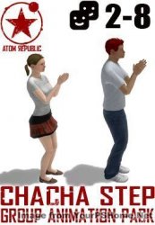 New in NA this week - Group Animation Packs from Atom Republic - July 9th, 2014, kwoman32, Jul 8, 2014, 12:53 AM, YourPSHome.net, jpg, ChaChaGroupAnimationPack_256x368.jpg