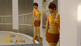 Mini-Skirt Brown.png