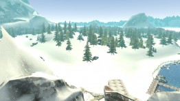 Polar rush snowy place  overview