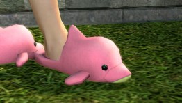 Dolphin slippa pink