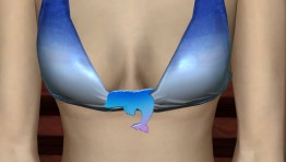 Dolphin on the bra