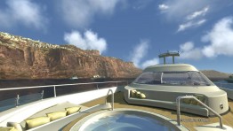 Yacht: Santorini